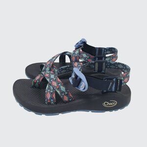 Preowned Chaco Z Cloud 2 Trace Eclipse Bleu Sport Sandals Size 5 ~ Eu 36 ~ 22 CM